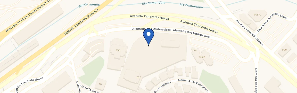 Mapa da estação Edifício Mundo Plaza