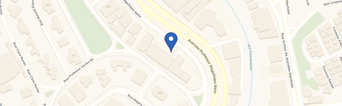 Mapa da estação Zletric - Hospital Bahia