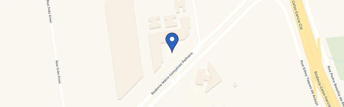 Mapa da estação Carbamall Palhano