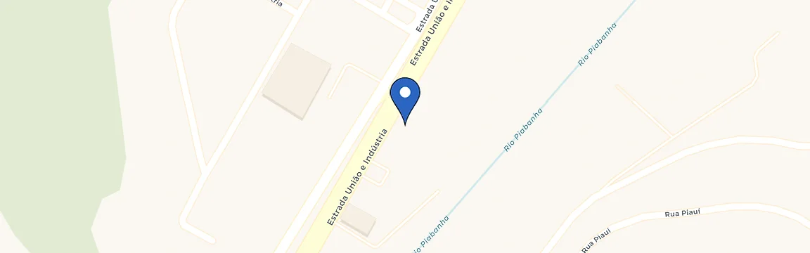 Mapa da estação Fábrica De Telas São Jorge