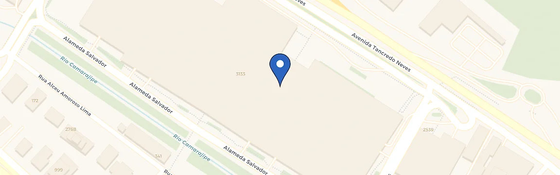 Mapa da estação Salvador Shopping