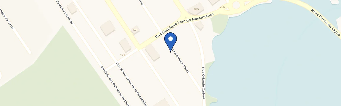 Mapa da estação Hospedaria Da Lagoa