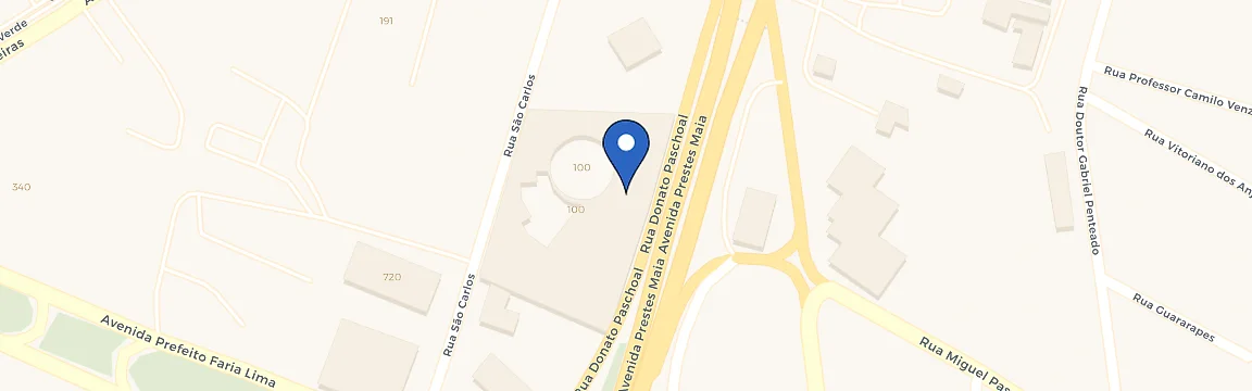 Mapa da estação Power2Go - Hoteis Vila Rica