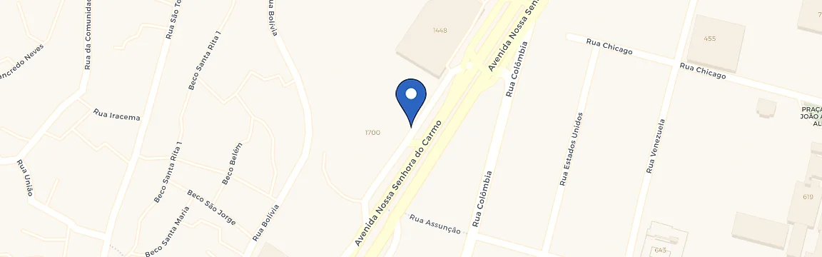 Mapa da estação Cobasi / Decatlon
