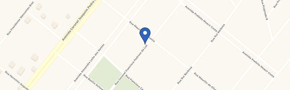 Mapa com a localização da estação LCA Telecom