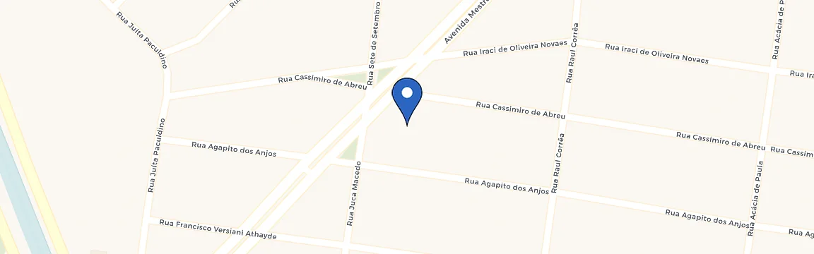 Mapa da estação Posto Hashike