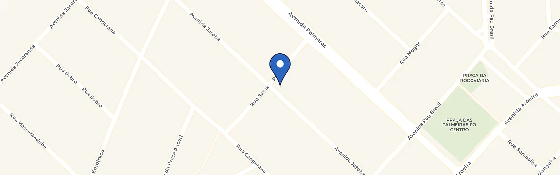 Mapa da estação Edifício Jatobá