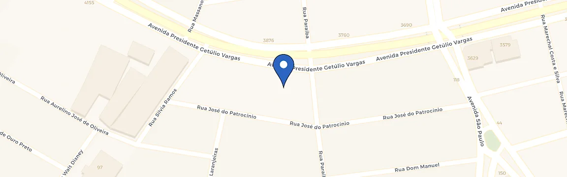 Mapa da estação Posto GEF Centro