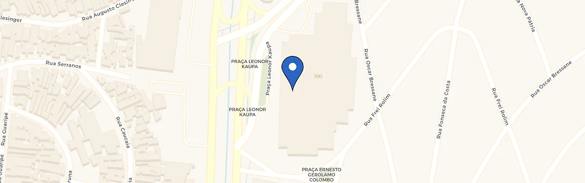 Mapa da estação Shopping Plaza Sul