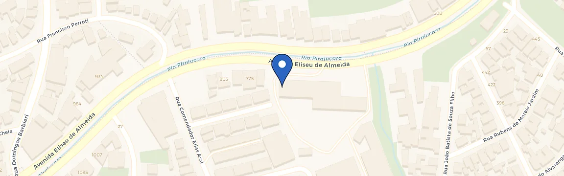 Mapa da estação Nissan Carrera - Av. Eliseu De Almeida