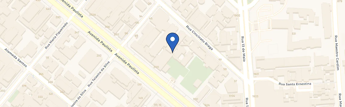 Mapa da estação Zletric - Hospital Santa Catarina