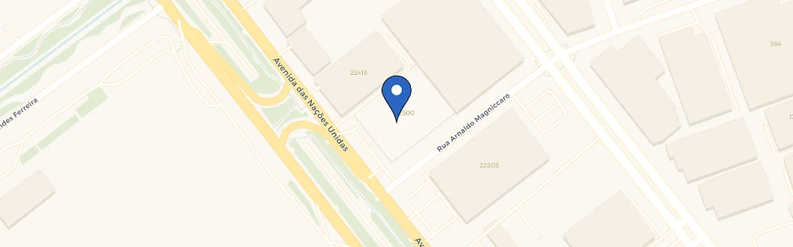Mapa da estação Tókio Nissan Nações Unidas