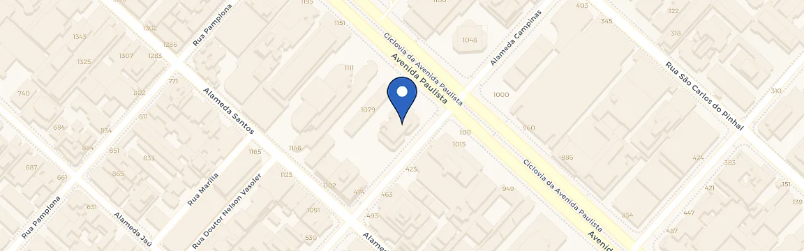 Mapa da estação Netpark - Unidade Safra Paulista
