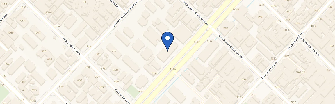 Mapa da estação C6 Bank - WeCharge