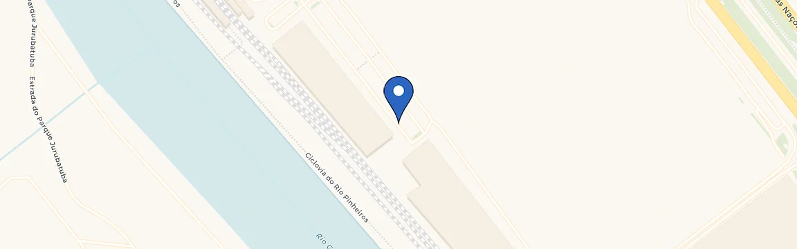 Mapa da estação Shopping SP Market