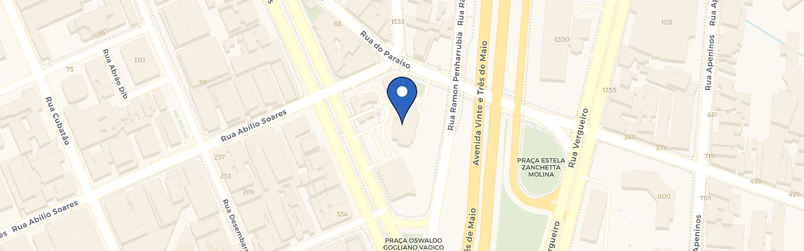 Mapa da estação Paulista Plaza