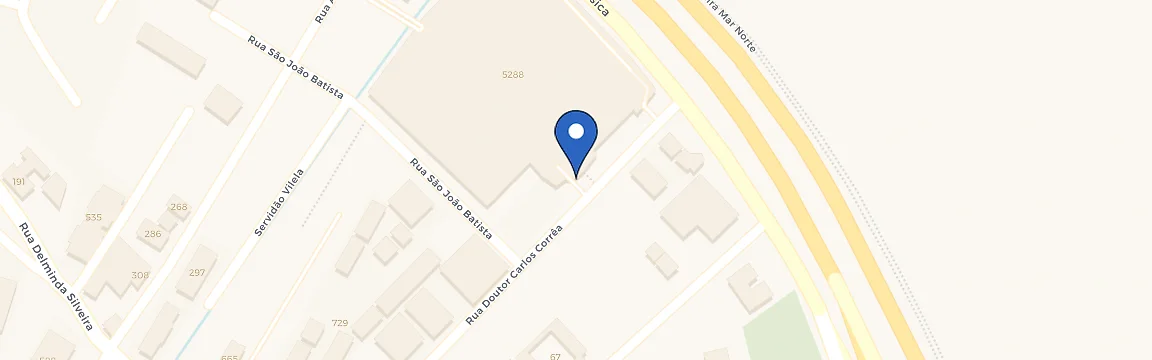 Mapa da estação Angeloni - Beiramar