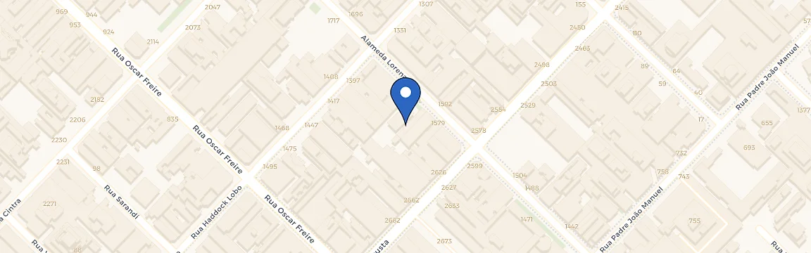 Mapa da estação Ico Barão De Lorena