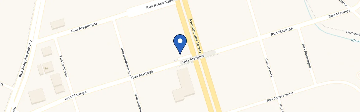 Mapa da estação BYD São José Dos Pinhais