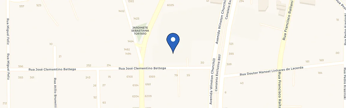 Mapa da estação Condomínio Life Residence Club