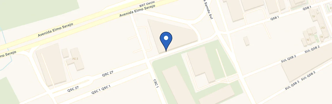 Mapa da estação Power2Go - Associação da Feira Central de Taguatinga (ASFCT/DF)
