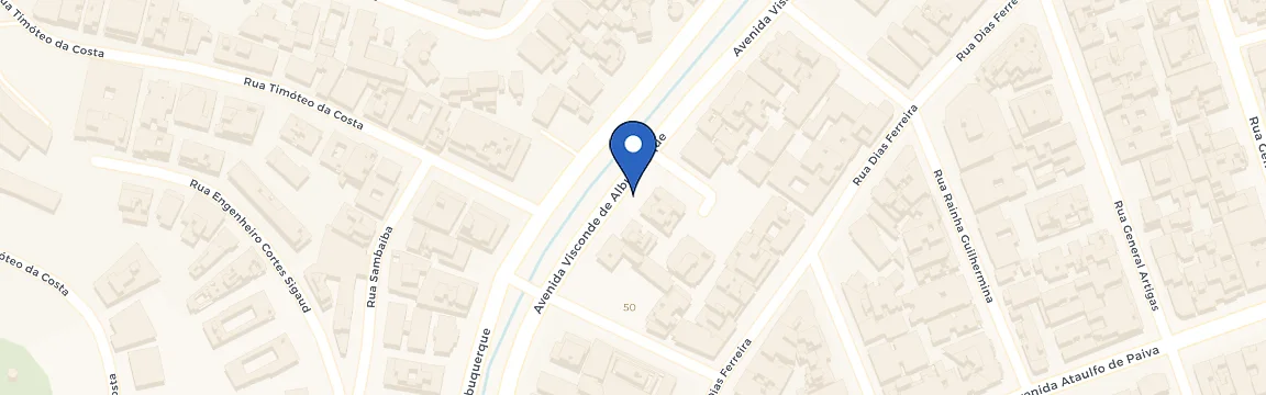 Mapa da estação Visconde De Albuquerque Condomínio