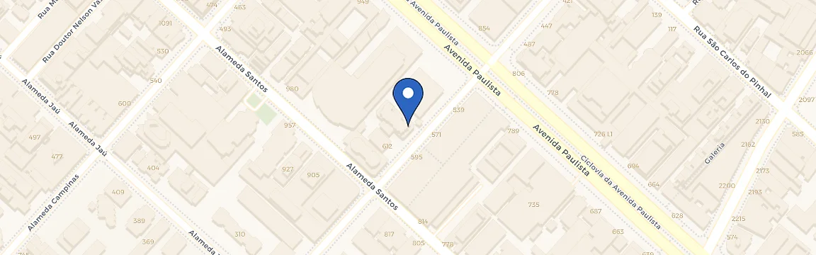 Mapa da estação Av First Class Office