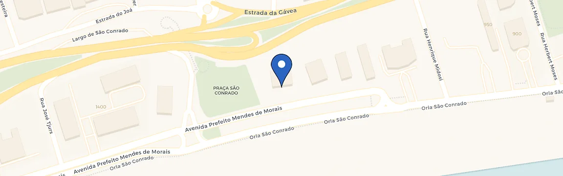 Mapa da estação Condomínio Mar Azul