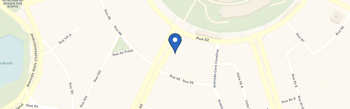 Mapa da estação Sicoob