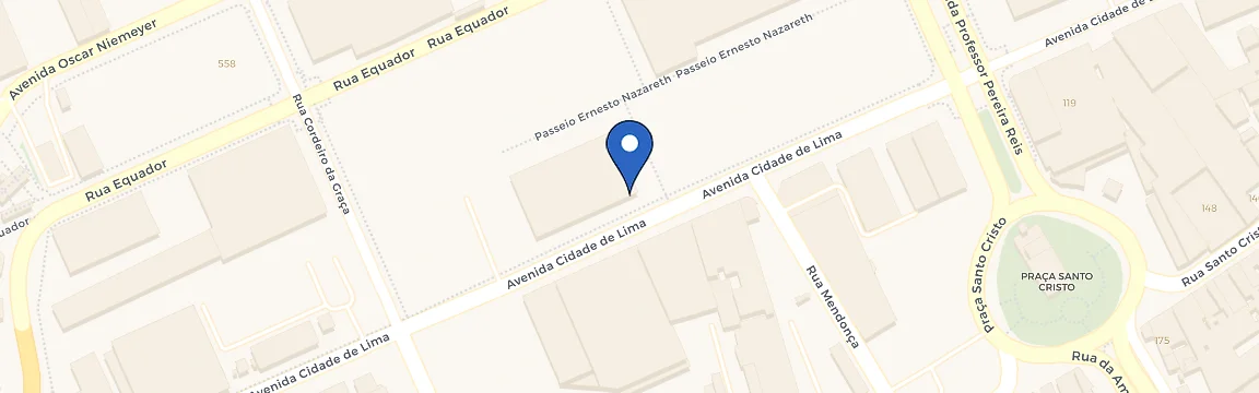 Mapa da estação Novo Cais