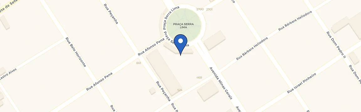 Mapa da estação Hotel Realminas