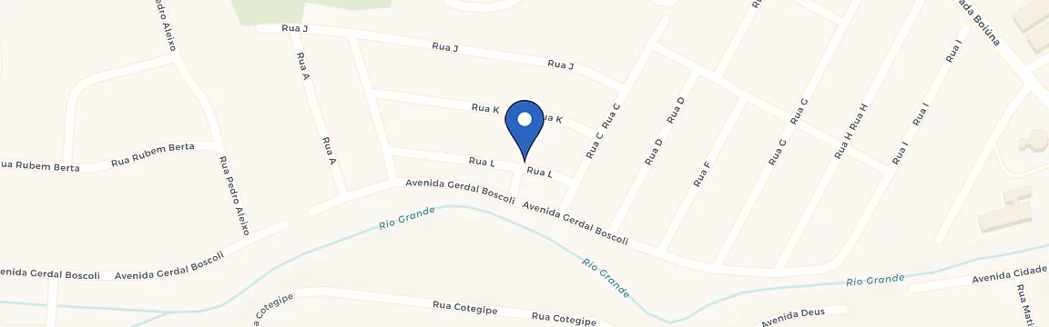 Mapa da estação Taquara