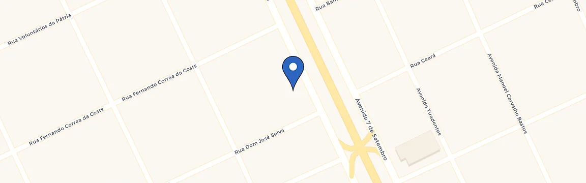 Mapa da estação Posto Monte Sinai