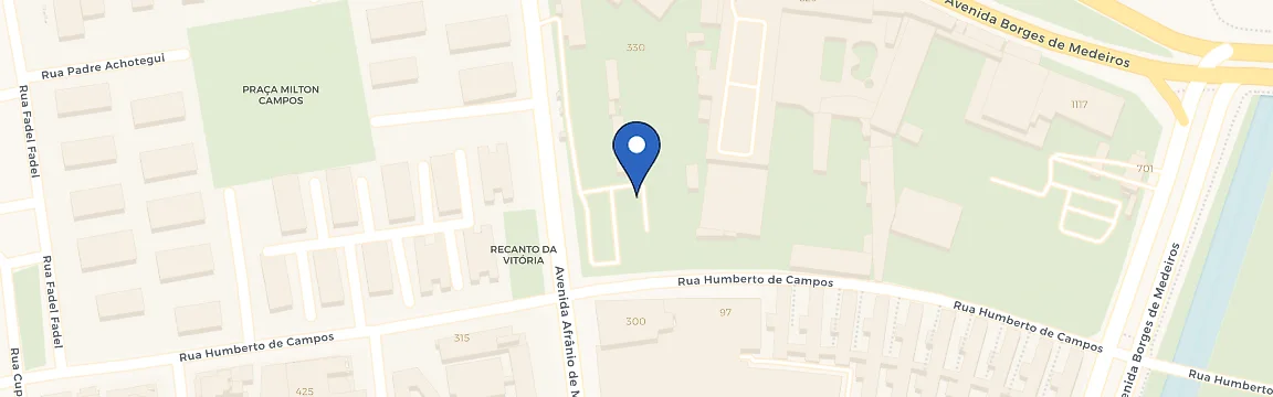 Mapa da estação Paissandu Atlético Clube