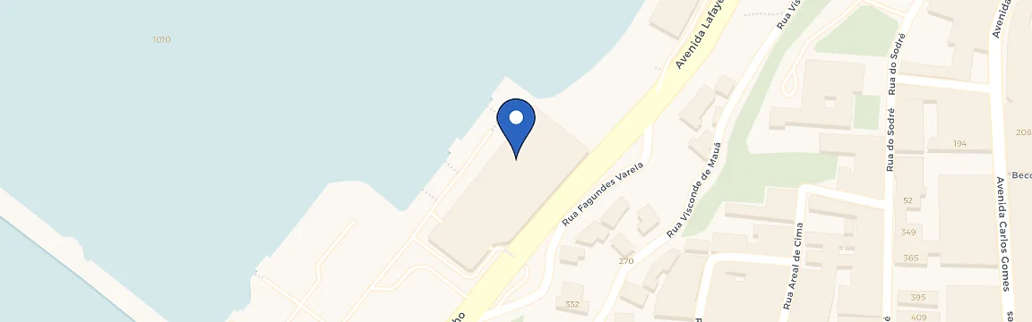 Mapa da estação Bahia Marina