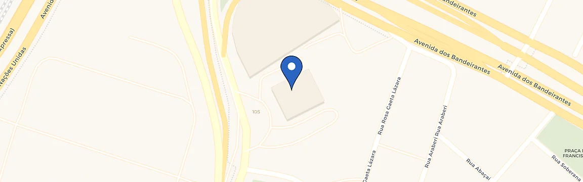 Mapa da estação Berrini One