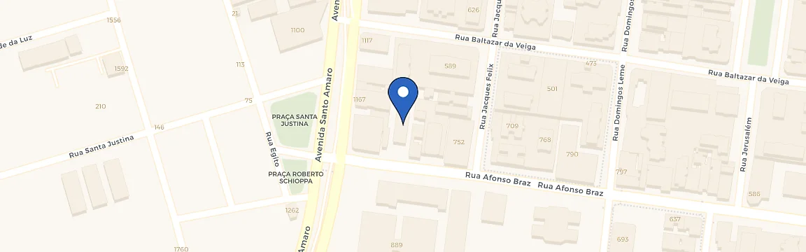 Mapa da estação Pontoon Afonso Braz Ed Ideal Office