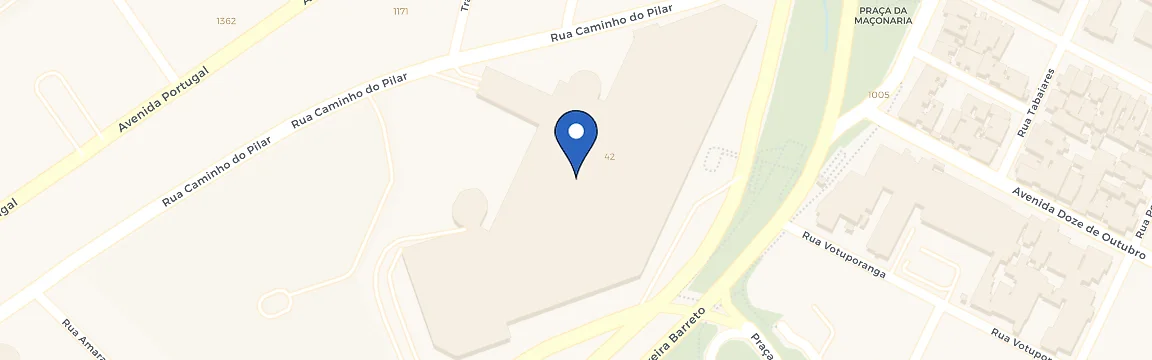 Mapa da estação Shopping ABC