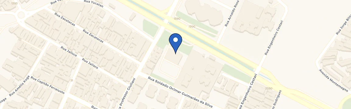 Mapa da estação Condomínio Anália Business Center
