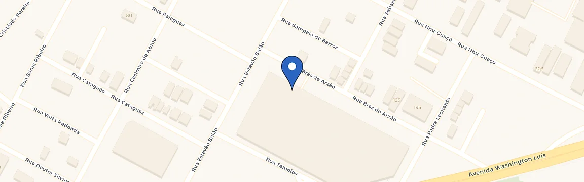 Mapa da estação Assaí Atacadista