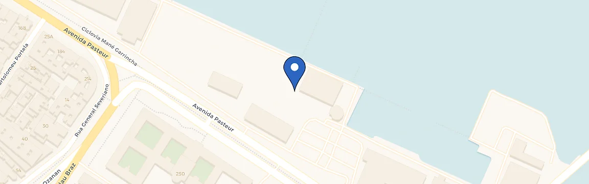 Mapa da estação Iate Clube Rio De Janeiro
