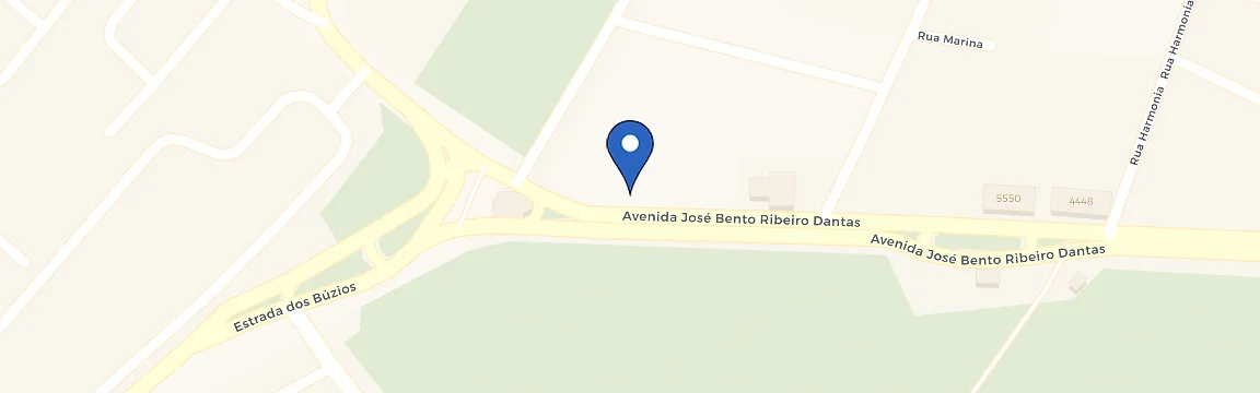 Mapa da estação Av José Bento Ribeiro Dantas