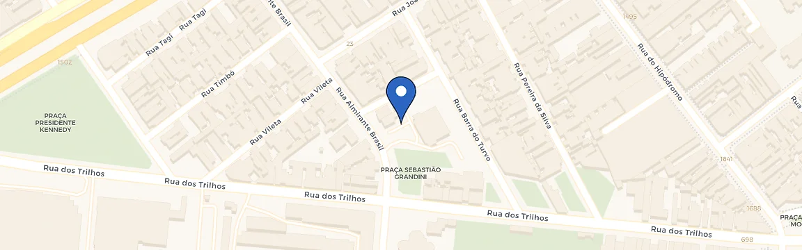 Mapa da estação KP Escritórios Mooca