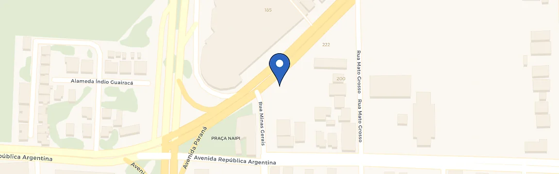 Mapa da estação JL Bourbon