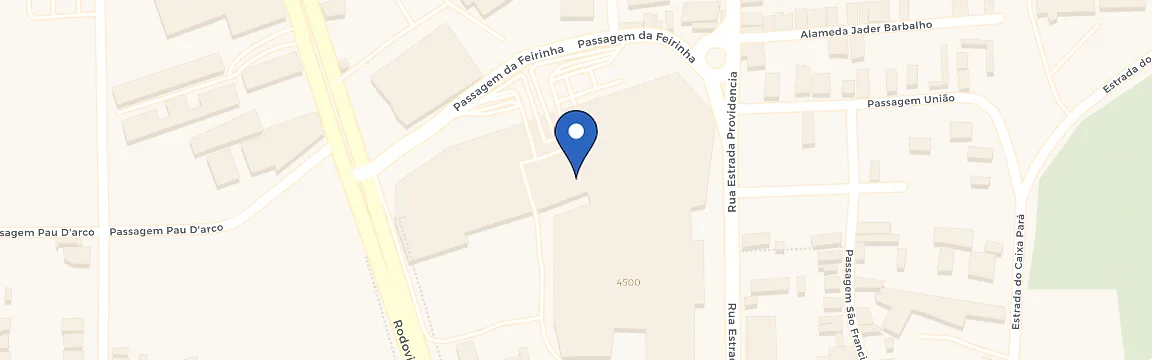 Mapa da estação Shopping Metrópole Ananindeua