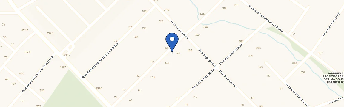 Mapa da estação Rua Izidoro Wosch, 161