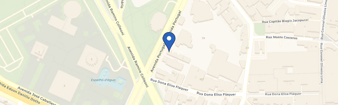 Mapa da estação Edifício Villa Rosa