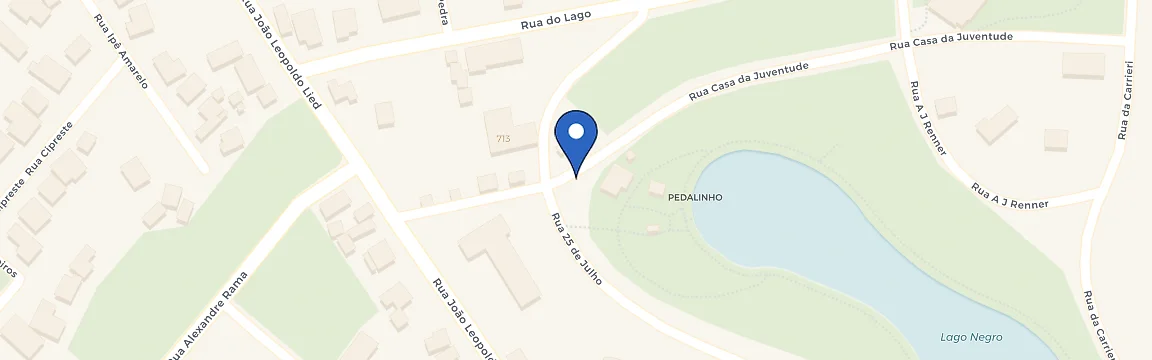 Mapa da estação Lago Negro