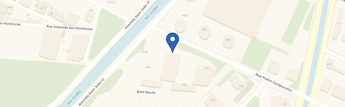 Mapa da estação Ao Lado Do Shopping Recife