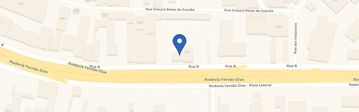 Mapa da estação Posto Padre Libério